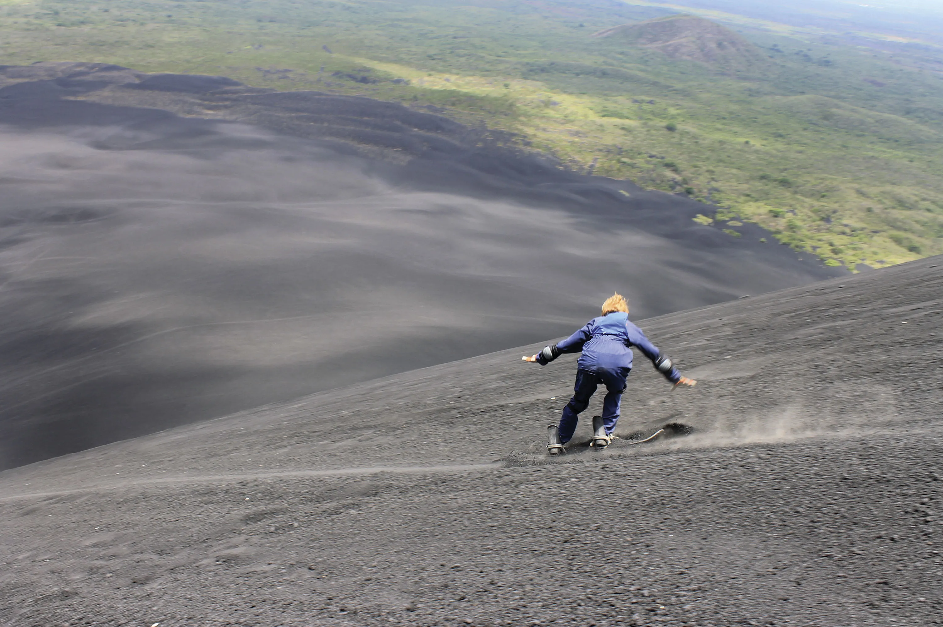Sand Sliding adventure NIcaragua, Volcano