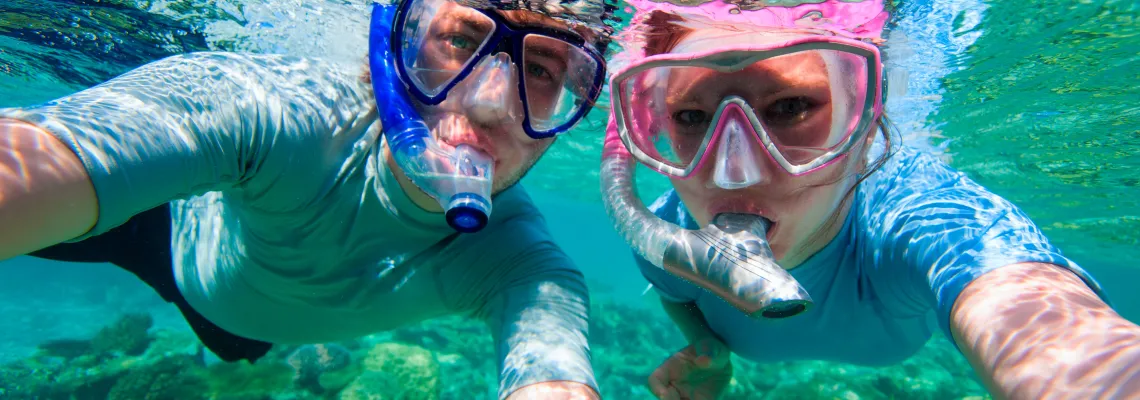 Snorkeling adventure, water activities