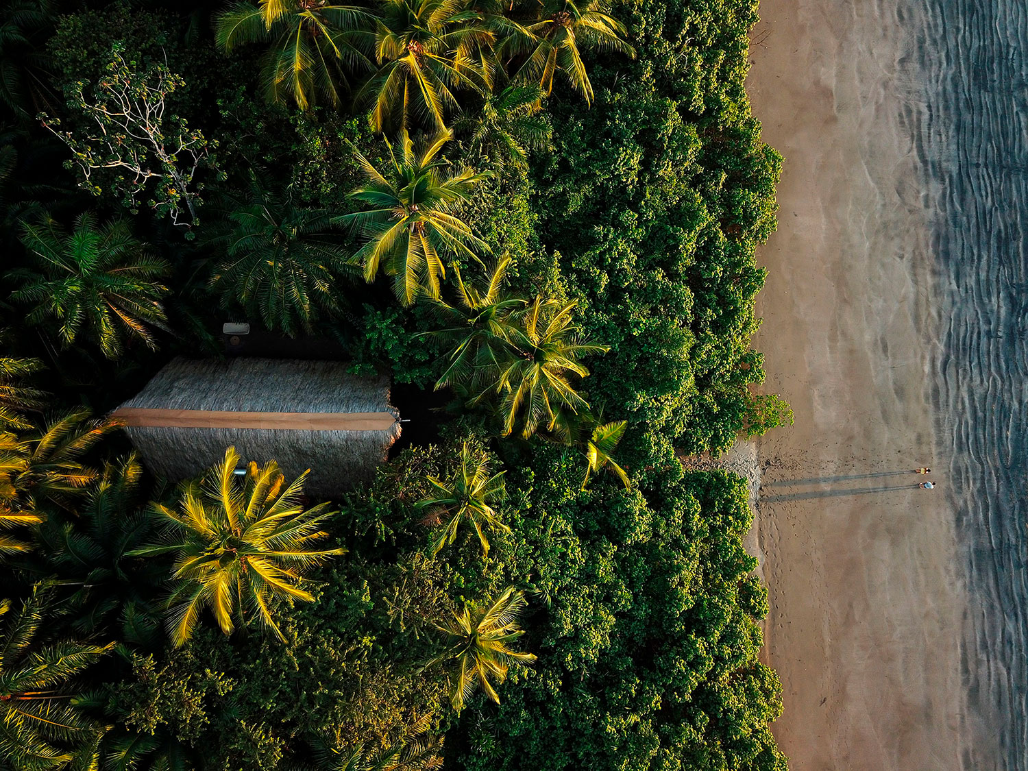 Isla Palenque aerial view