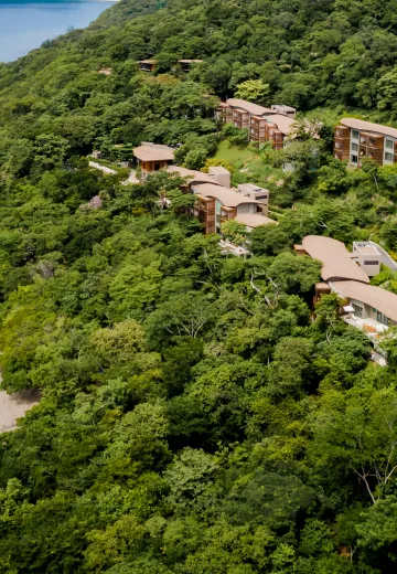 Aerial view of the property at Andaz