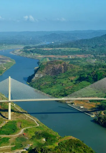 Bridge of the America Panoramic view, Panama