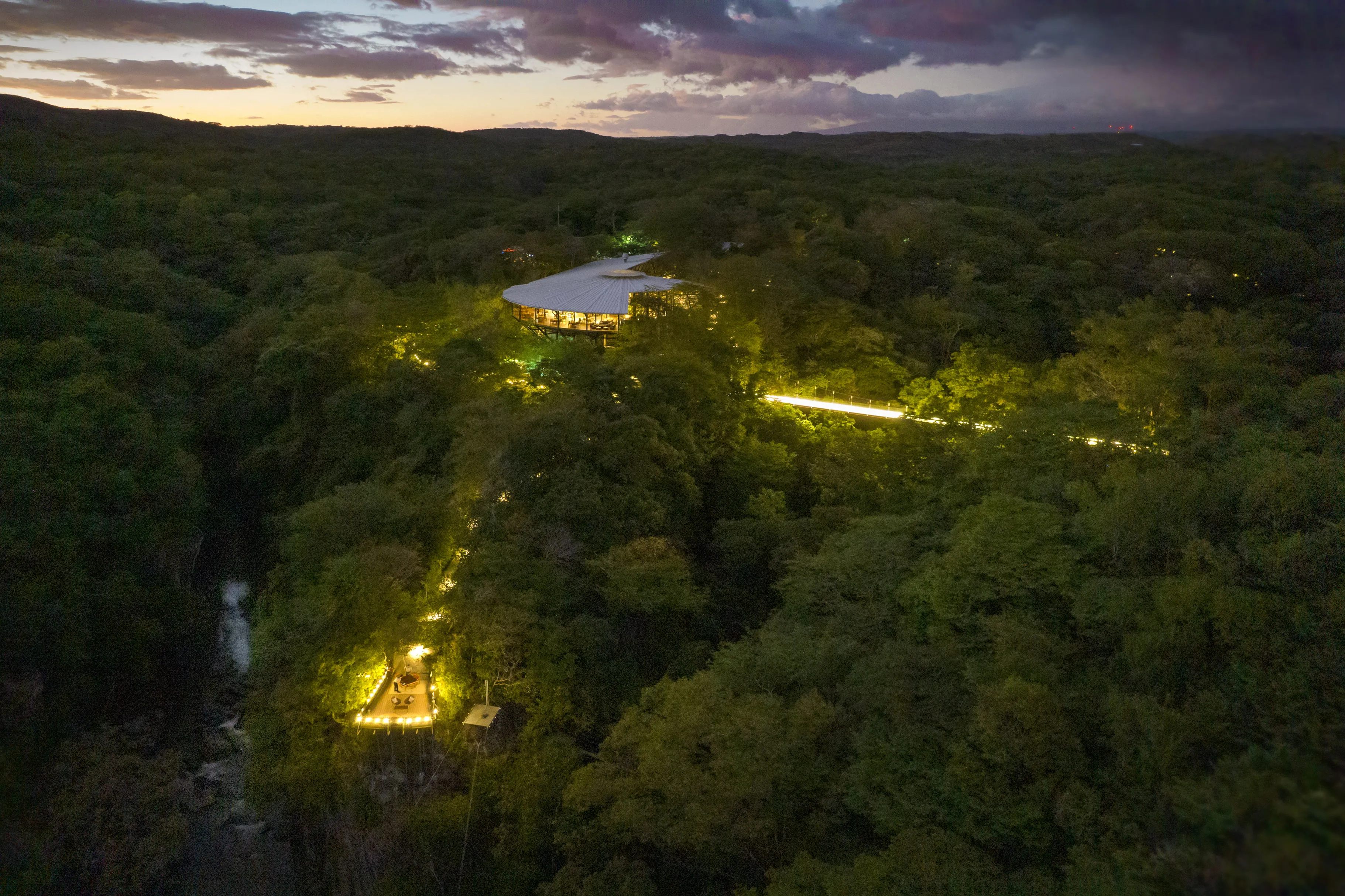 Rio Perdido aerial view