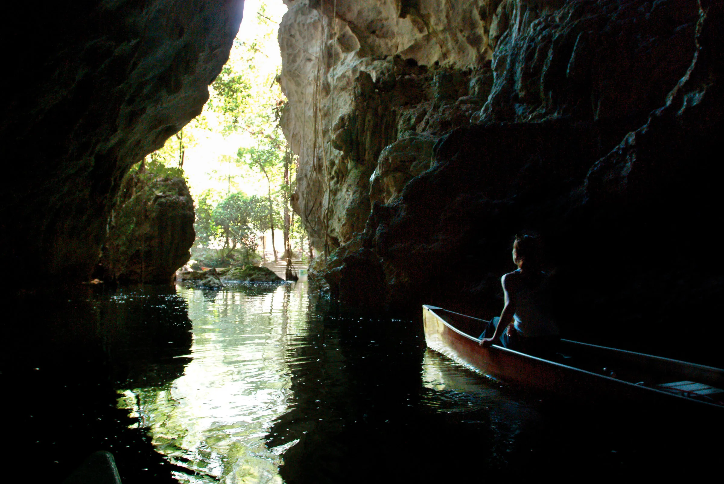 Cave Experience on Boat, Belize