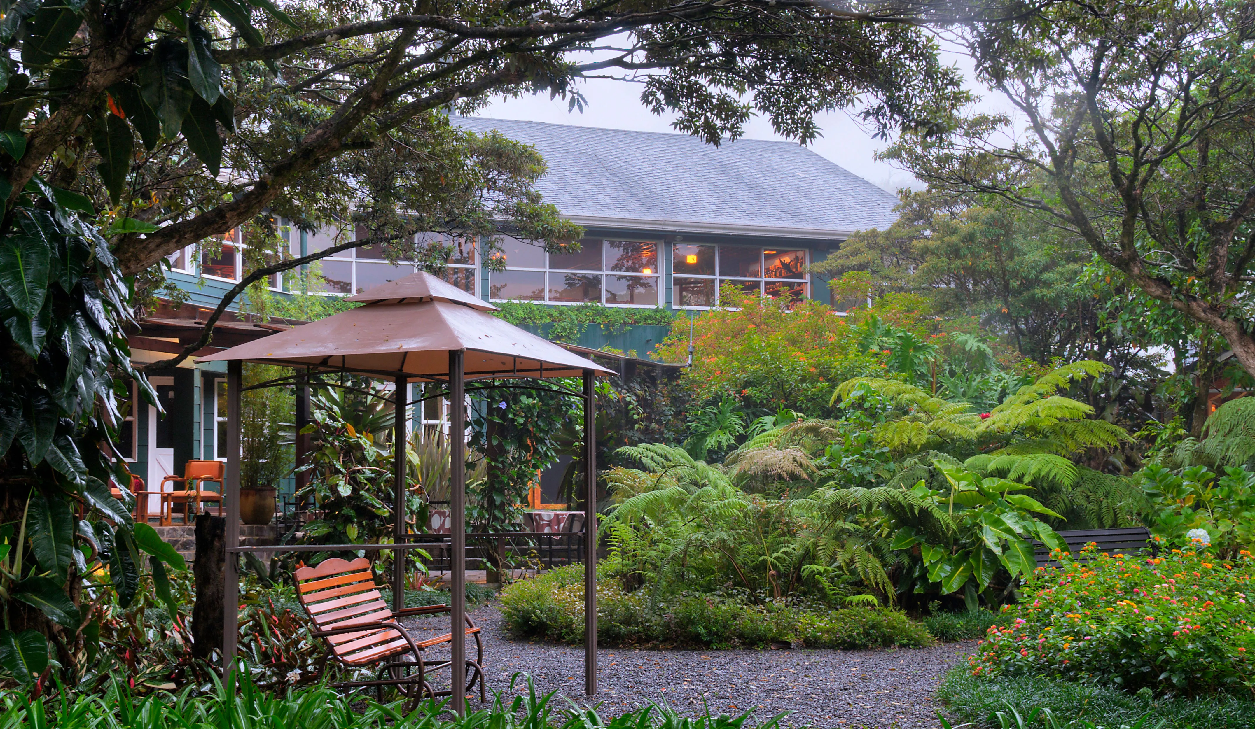 Main Lodge and gardens