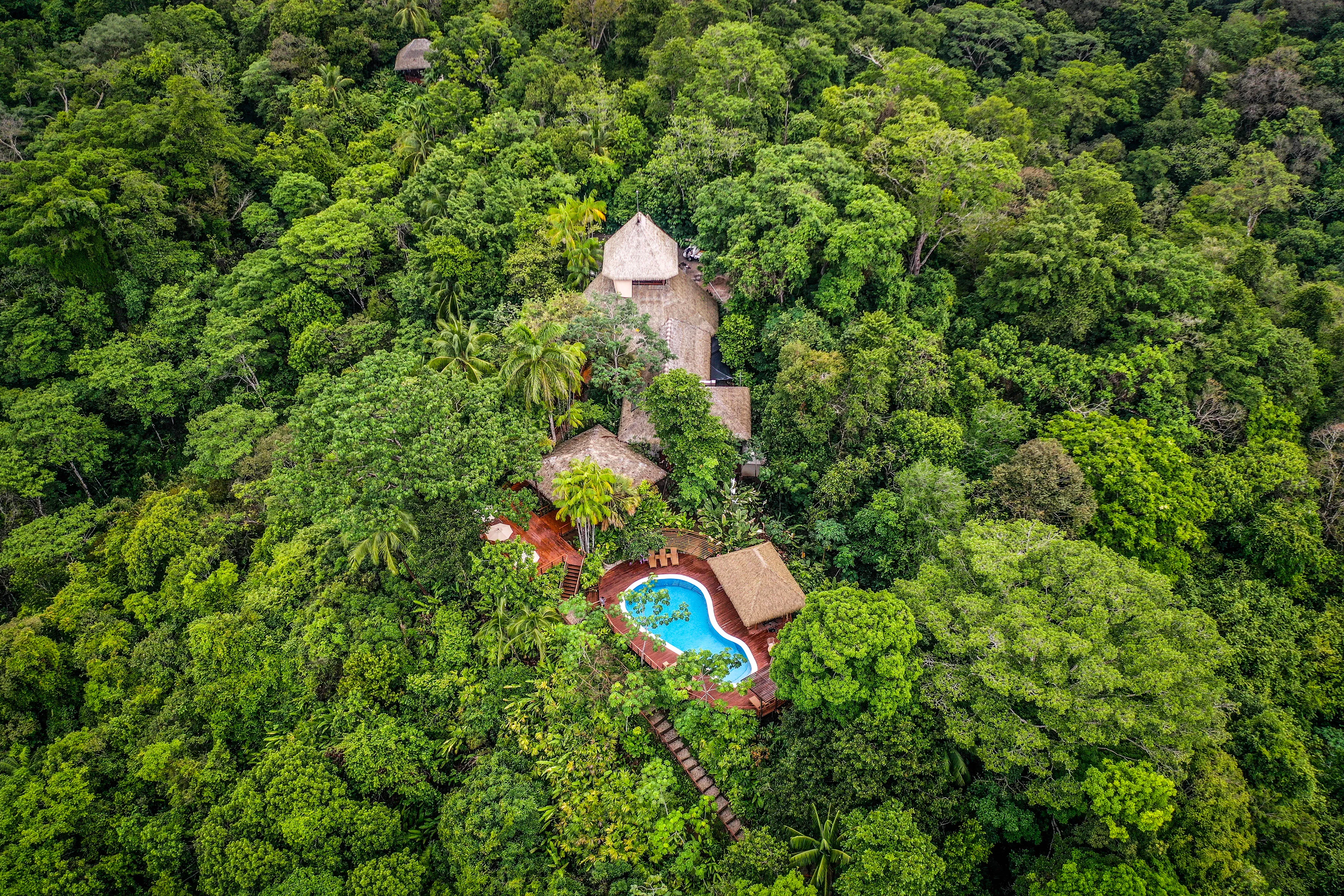 Lapa Rios Lodge aerial view