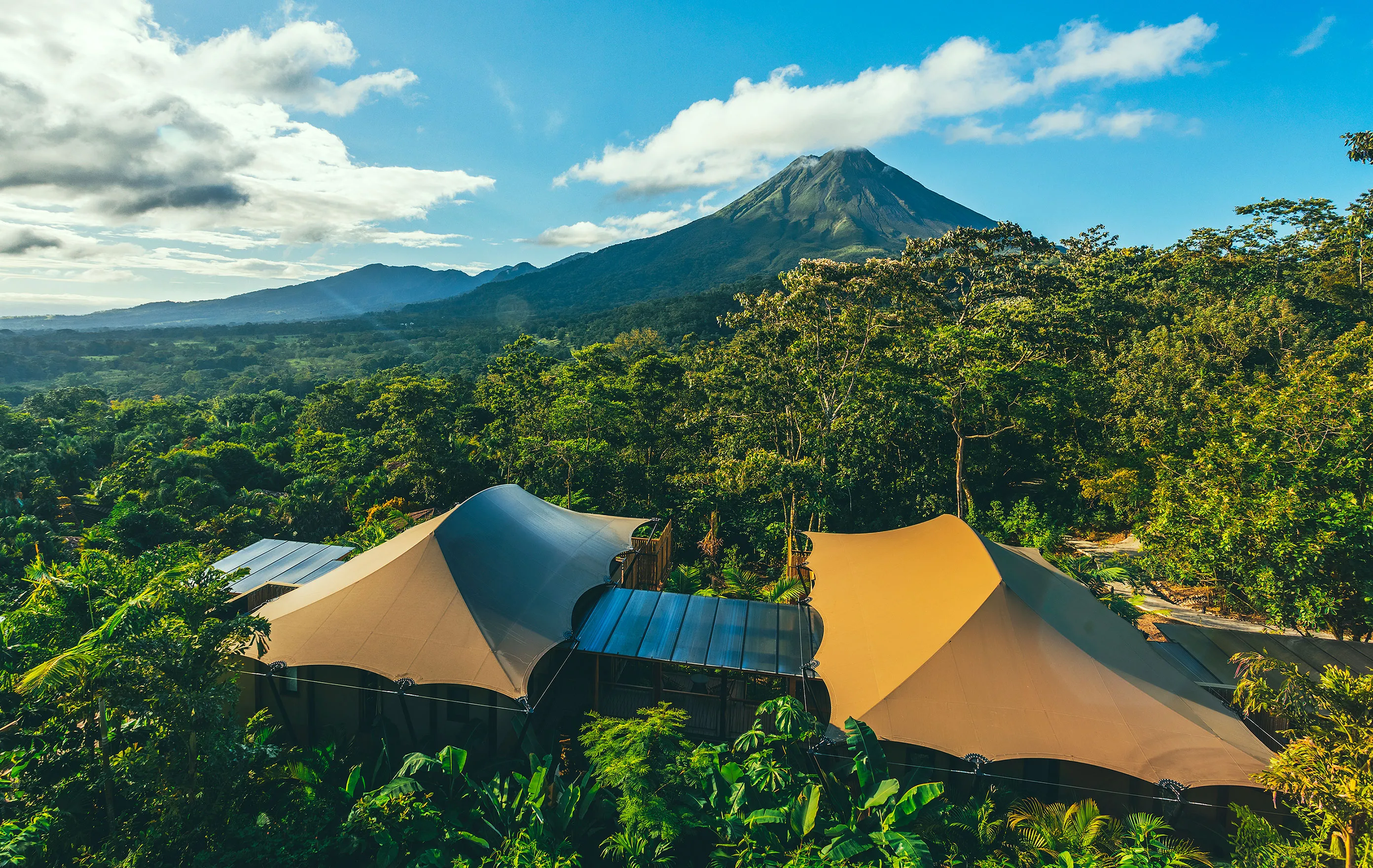 Panoramic View of Arenal Volcano