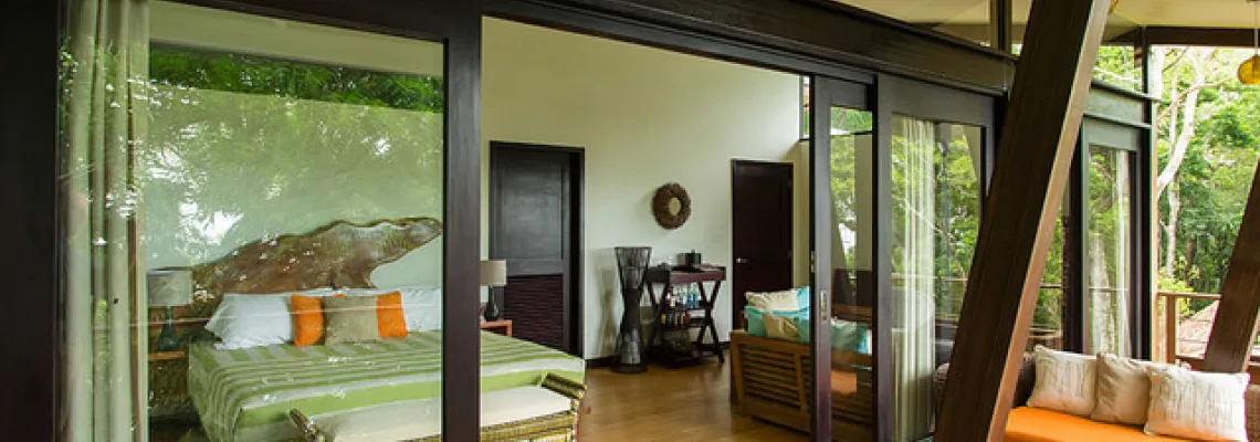 Rooms interior at isla Palenque