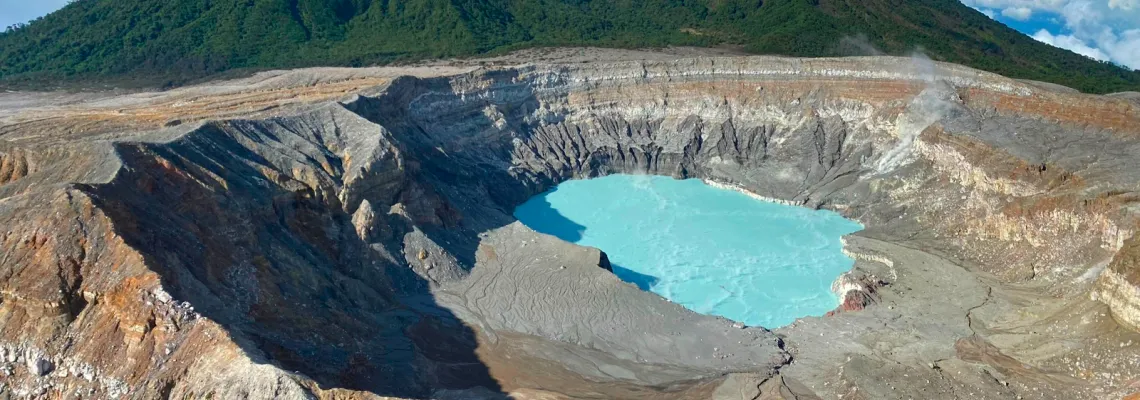 Poas Volcano Panoramic View