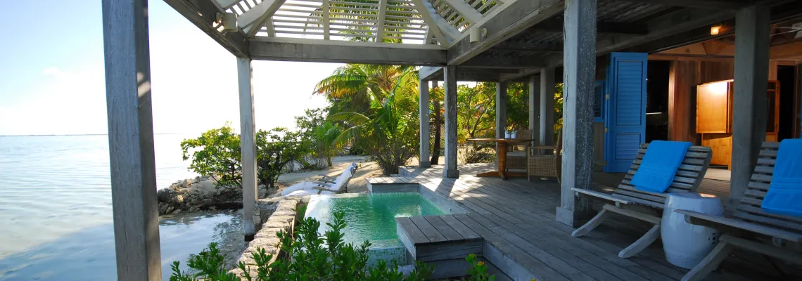 Plunge Pool and Room View