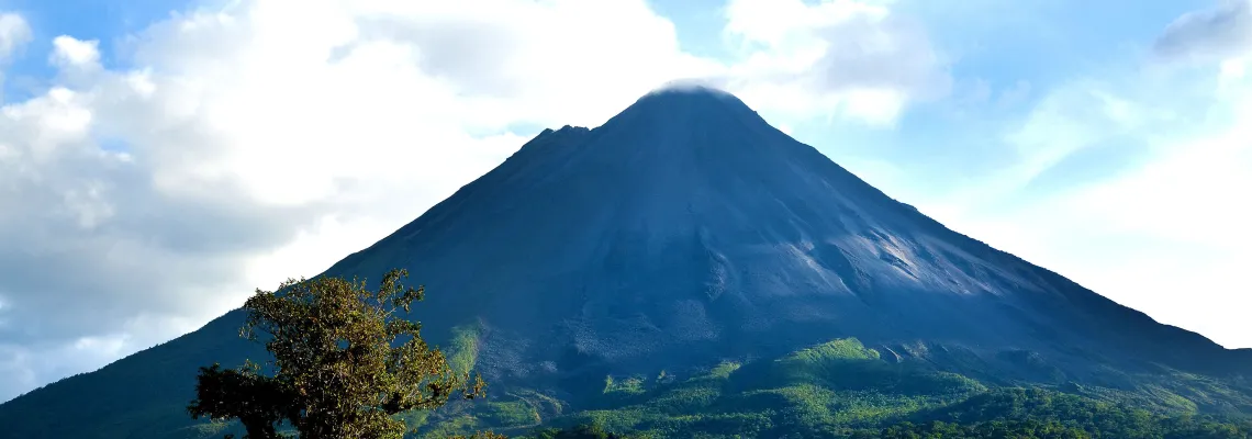 Arenal Volcano View from National Park, tours in arenal