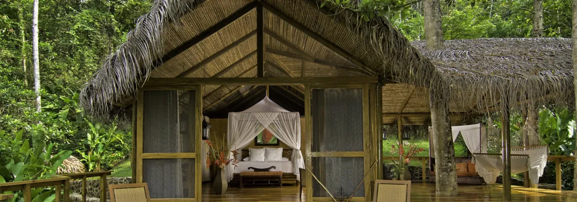 Honeymoon Villa  at Pacuare Lodge