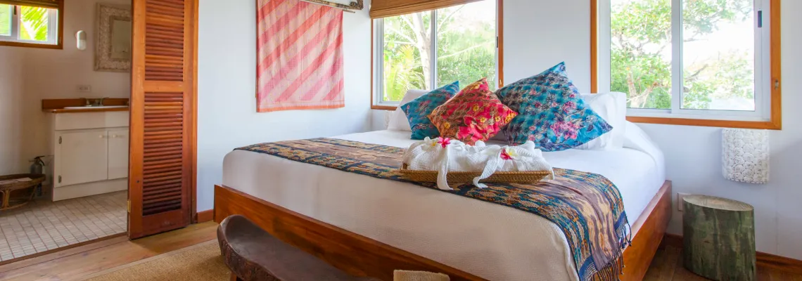 Room details at Coral Caye