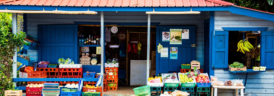 Fruits street market, Belize