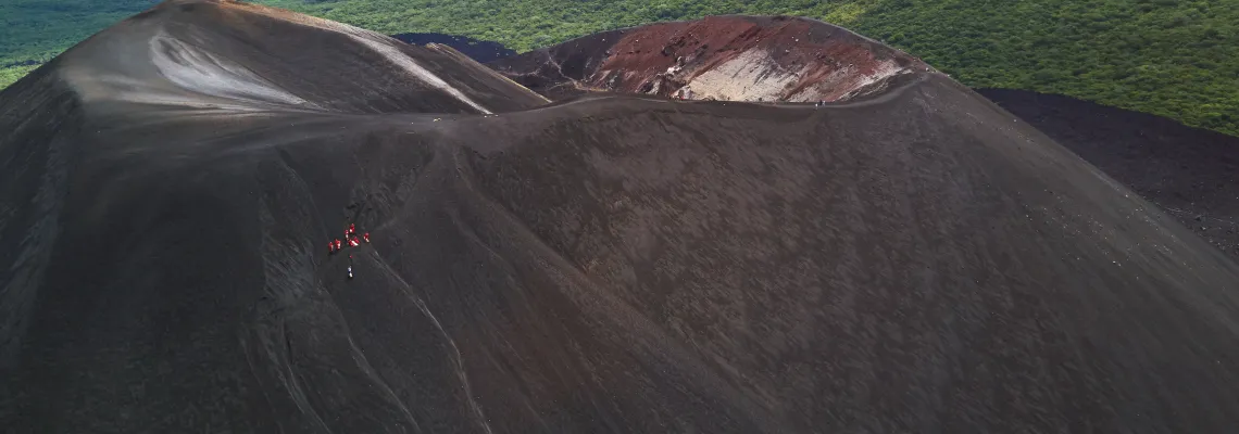 Sand boarding in NIcaraguas Volcano, Travel to Nicaragua