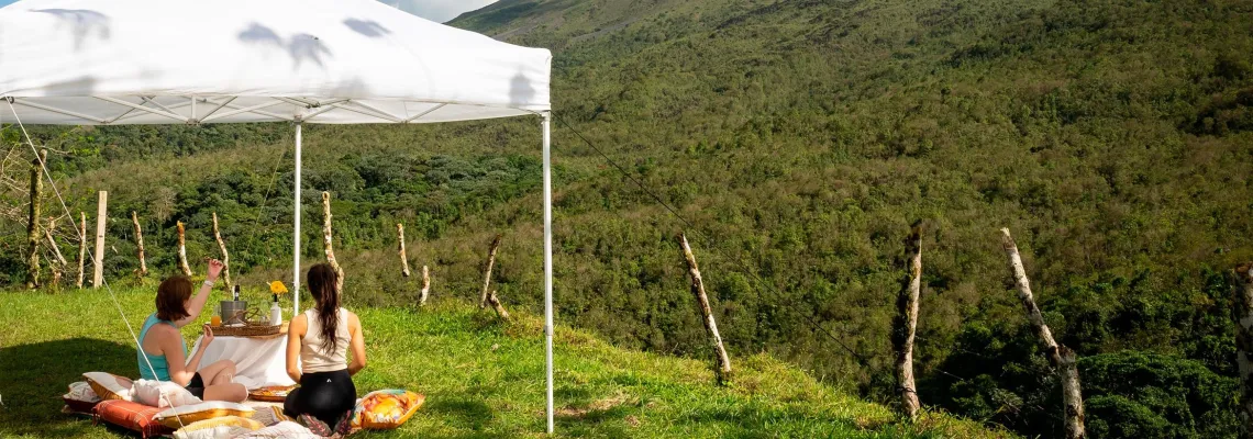 Private Picnics with volcano view